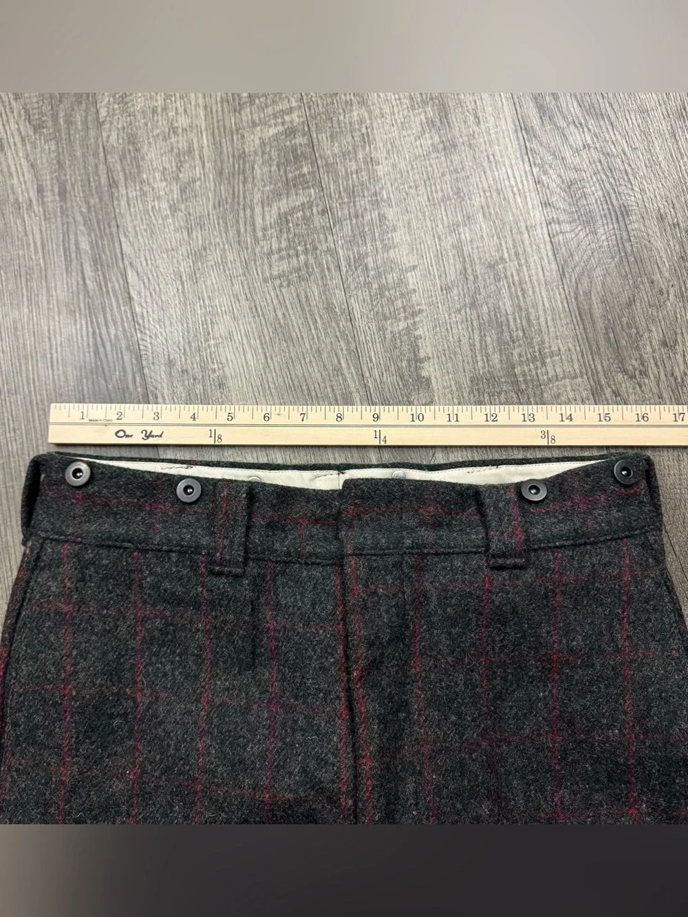 Vintage Woolrich Plaid Wool Pants - Picture 3 of 8